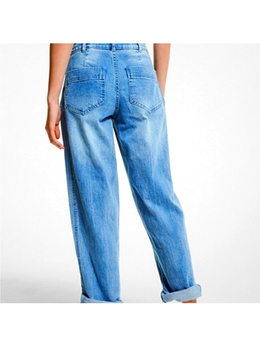 Michael Kors High-Waist Stretch Denim Carrot Jeans